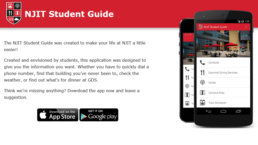 NJIT Student App Guide: Part 1 – The Specs
