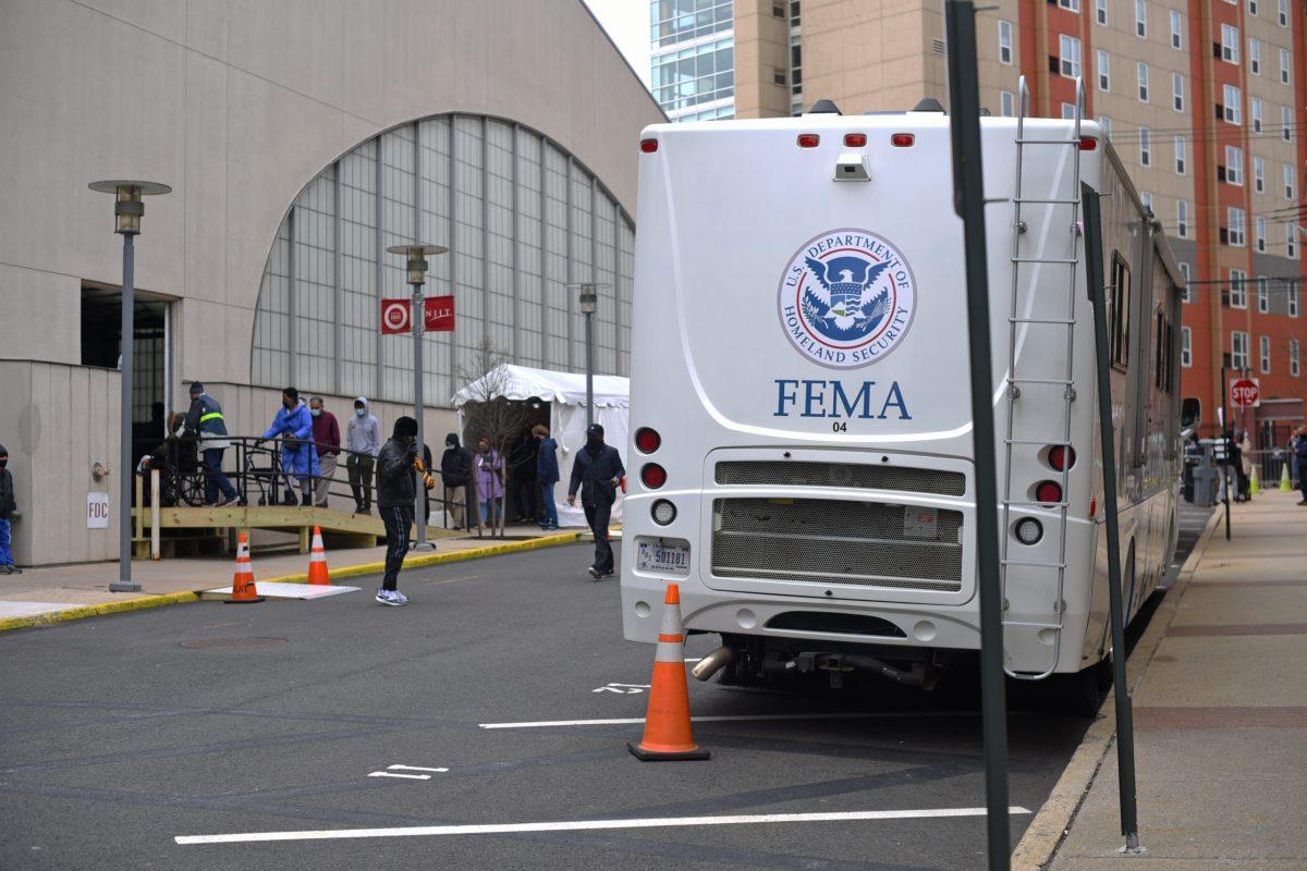 FEMA Community Vaccination Center Opens on NJIT’s Campus