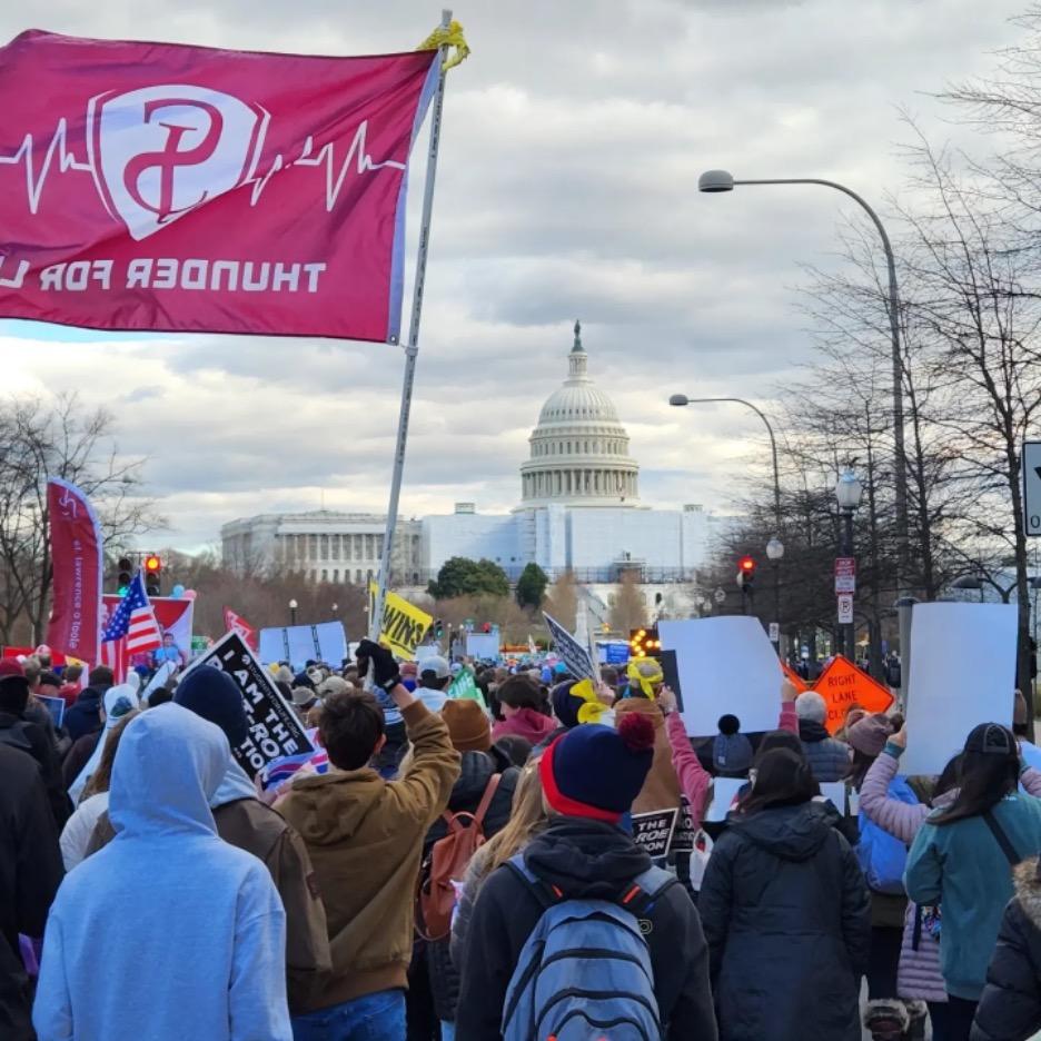 Students Attend Pro-Life and Pro-Choice Marches