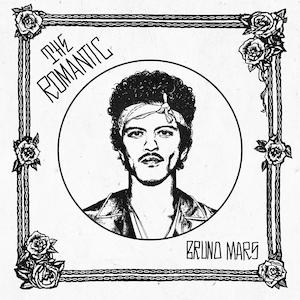 Bruno Mars' new album The Romantic - photo from store.brunomars.com